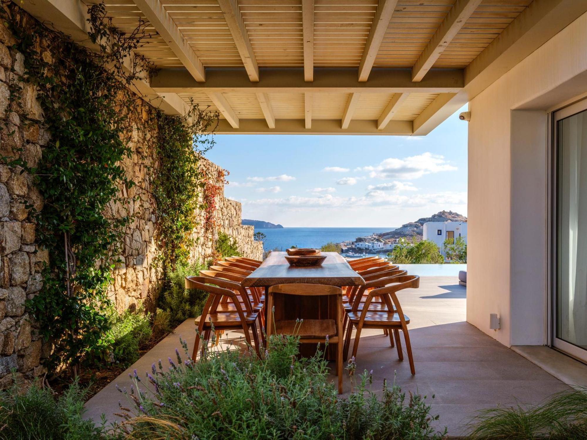 Blue Eye Grand Villa Mykonos Калафатис Екстериор снимка