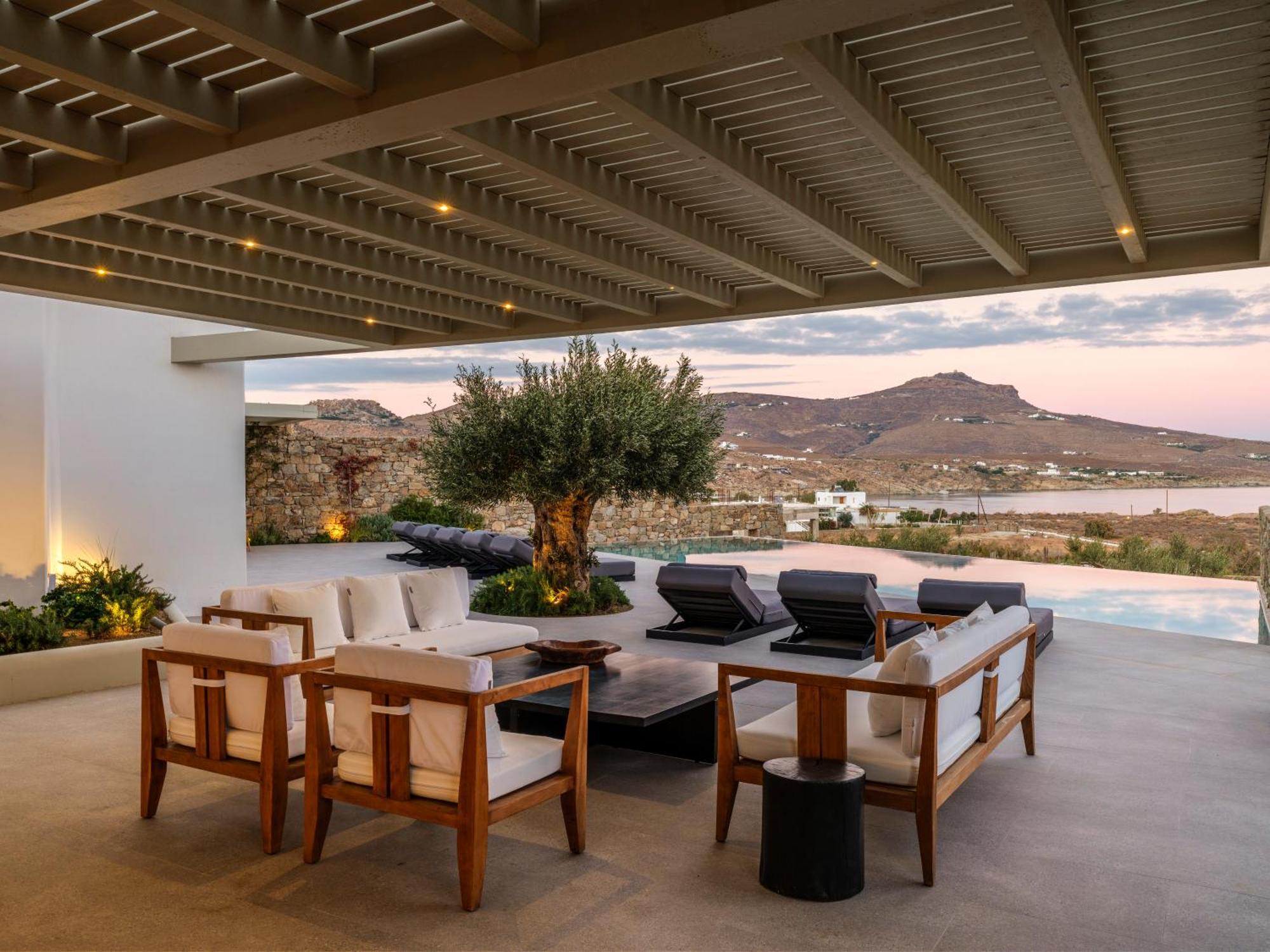 Blue Eye Grand Villa Mykonos Калафатис Екстериор снимка