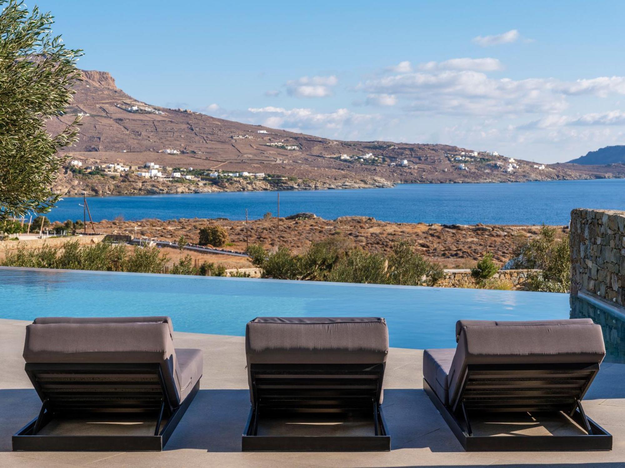 Blue Eye Grand Villa Mykonos Калафатис Екстериор снимка