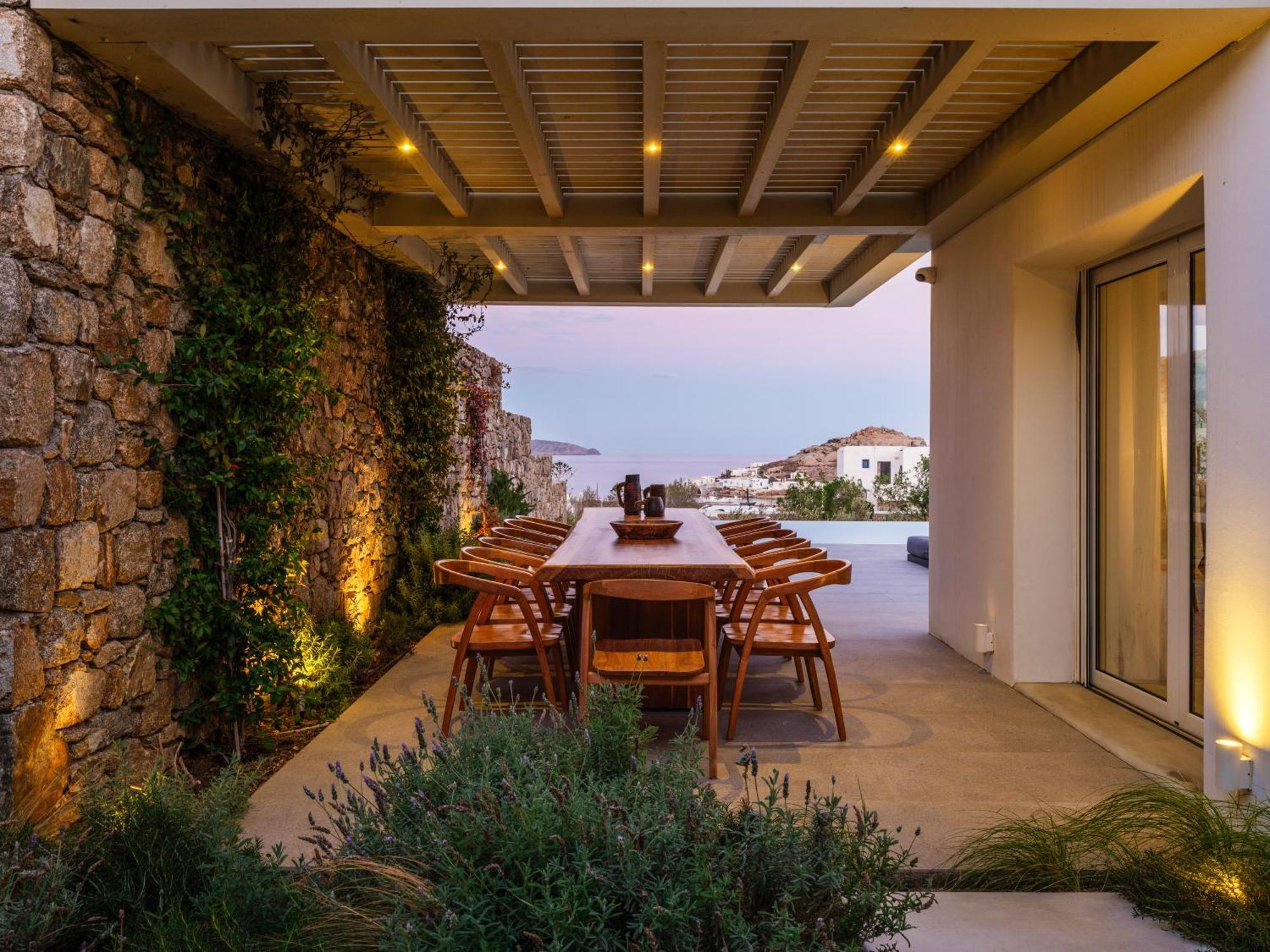Blue Eye Grand Villa Mykonos Калафатис Екстериор снимка