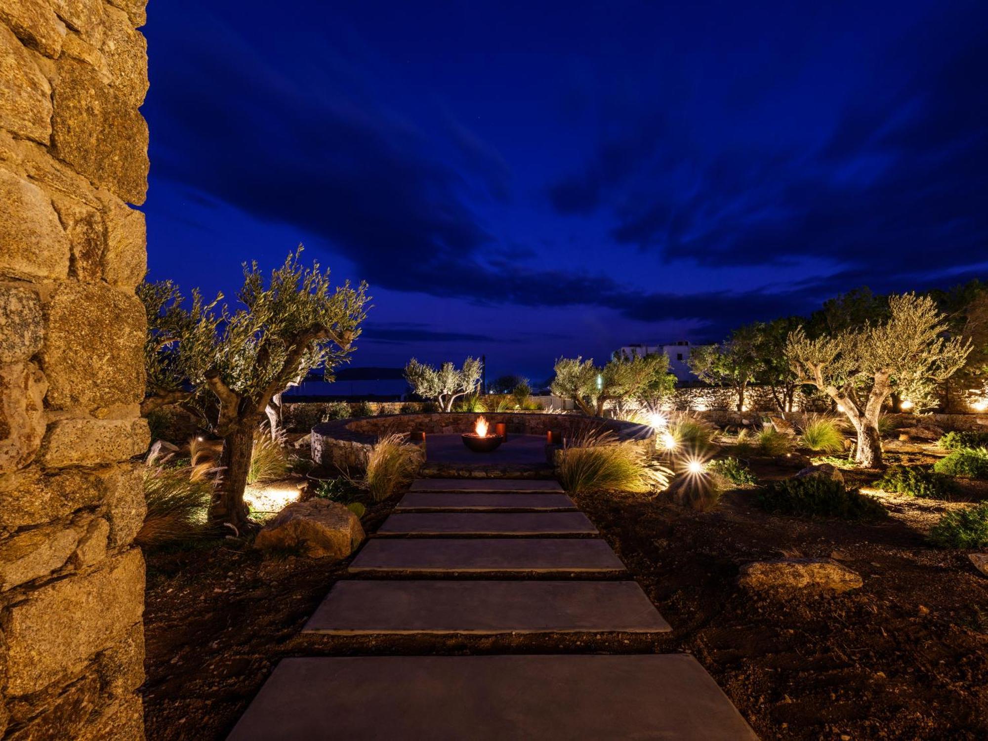 Blue Eye Grand Villa Mykonos Калафатис Екстериор снимка