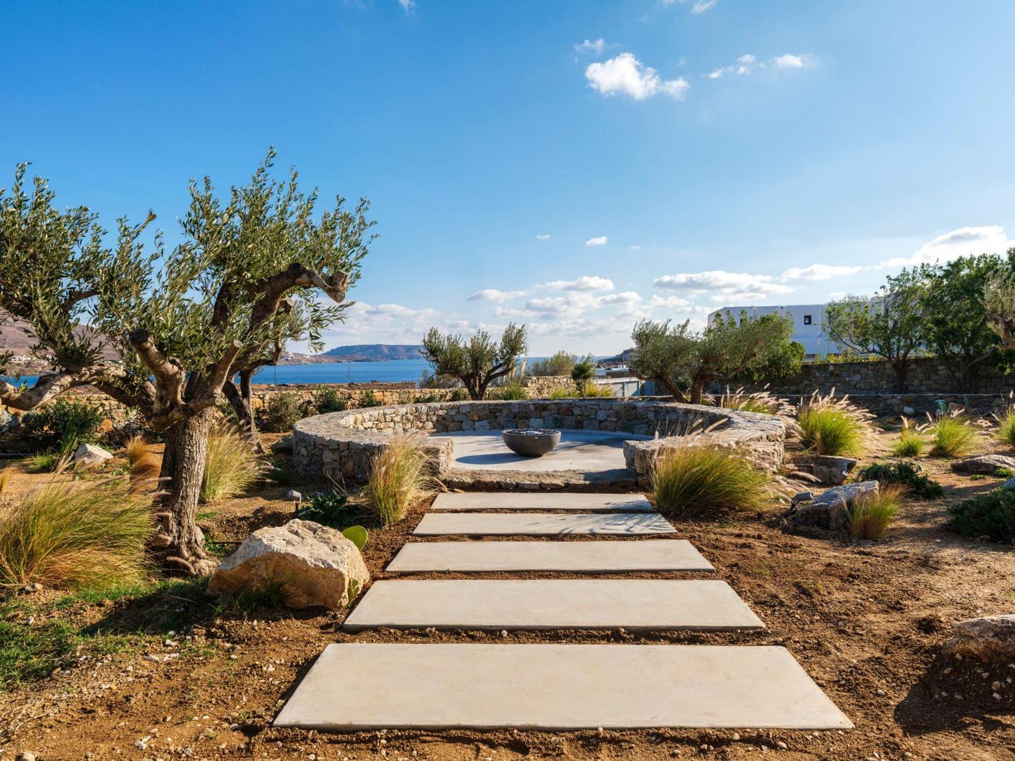 Blue Eye Grand Villa Mykonos Калафатис Екстериор снимка