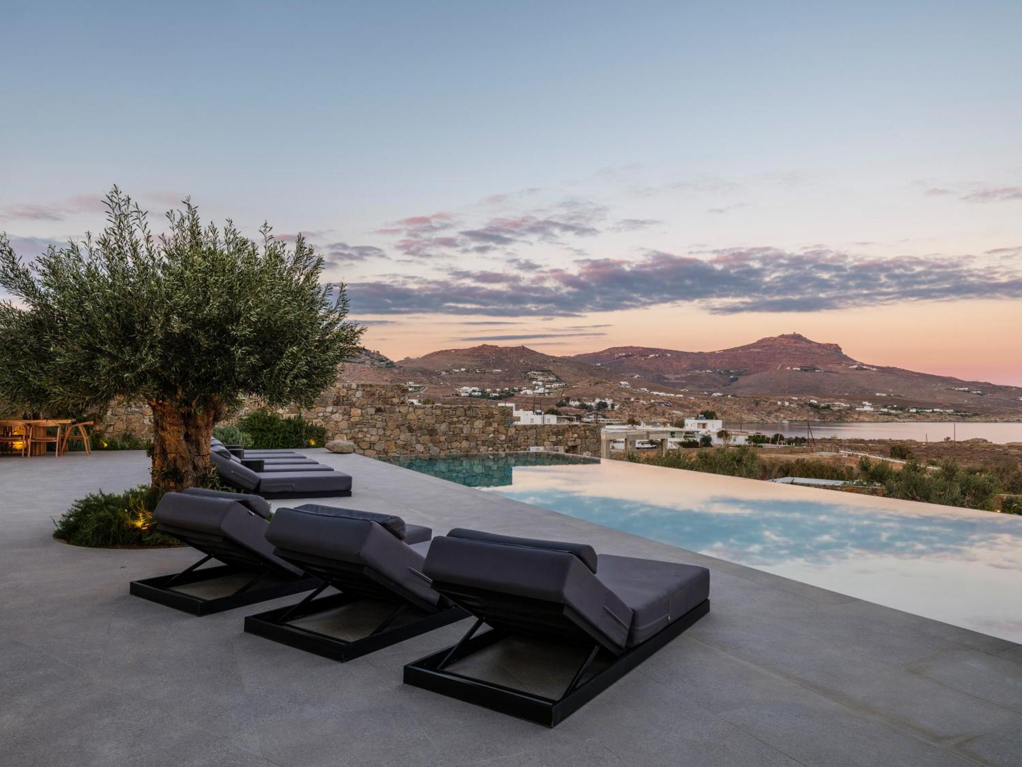 Blue Eye Grand Villa Mykonos Калафатис Екстериор снимка