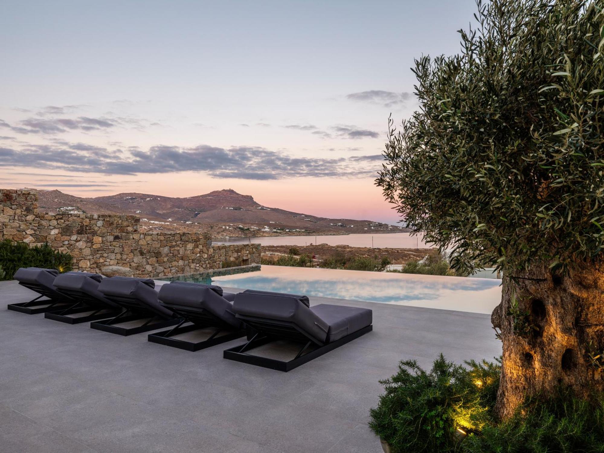 Blue Eye Grand Villa Mykonos Калафатис Екстериор снимка