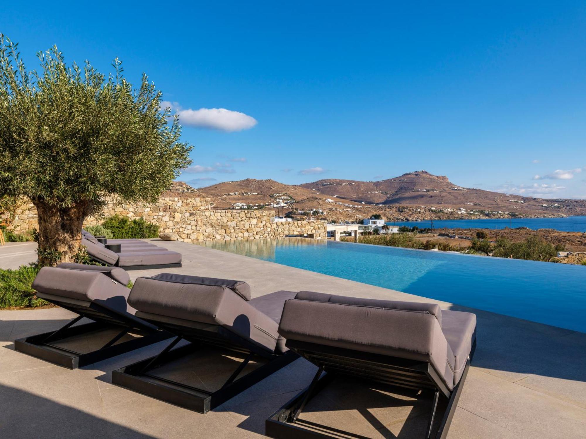 Blue Eye Grand Villa Mykonos Калафатис Екстериор снимка