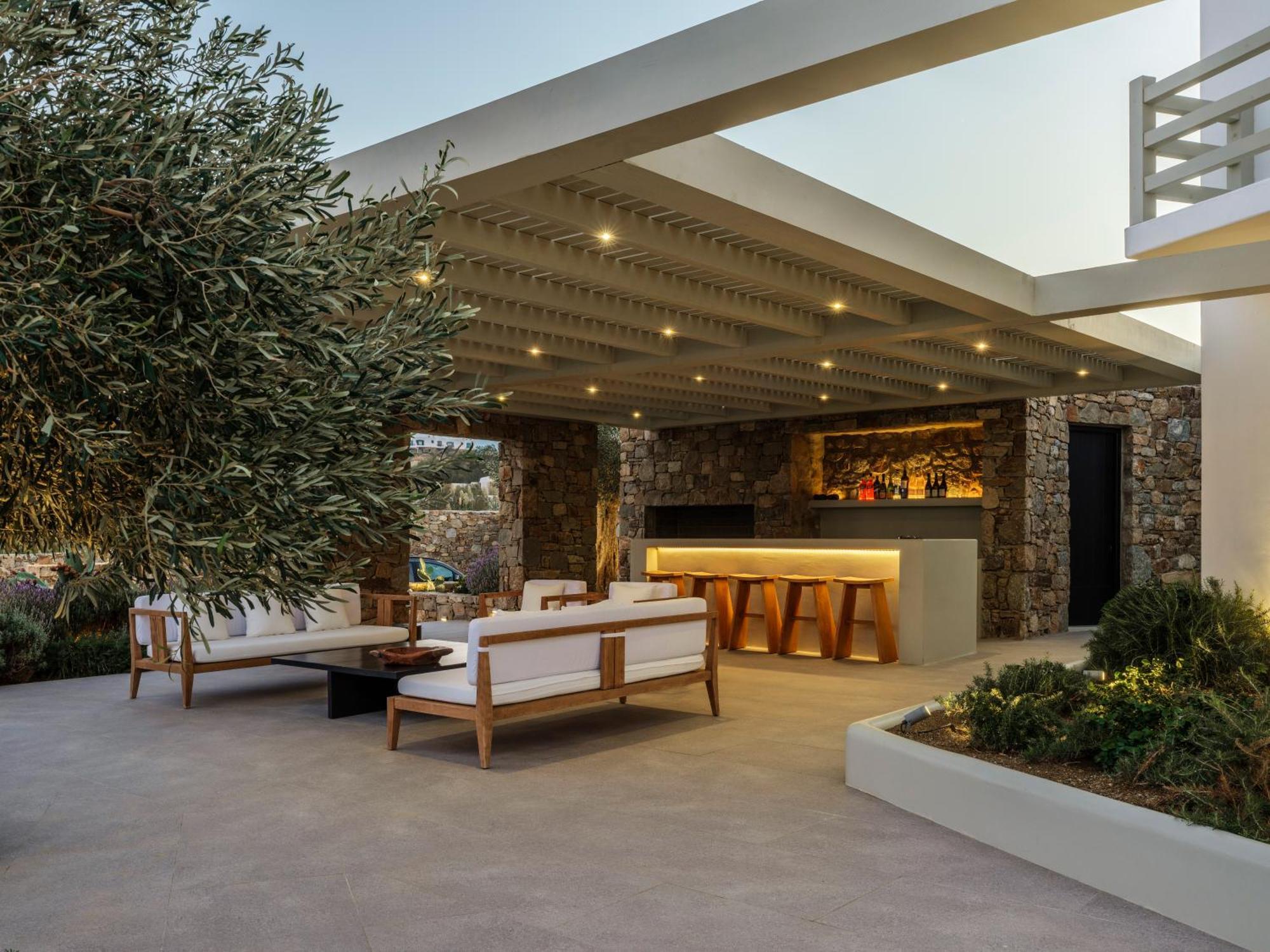 Blue Eye Grand Villa Mykonos Калафатис Екстериор снимка