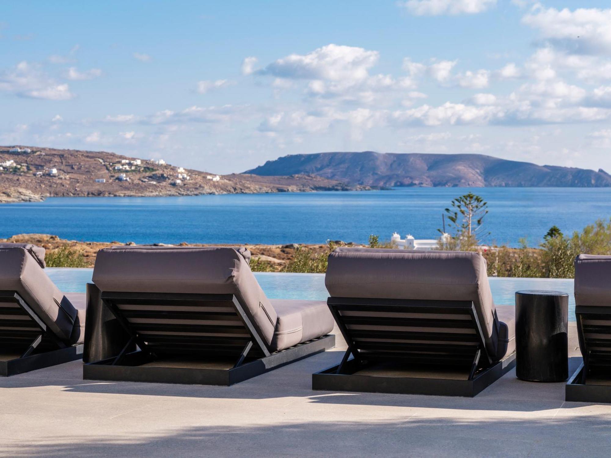 Blue Eye Grand Villa Mykonos Калафатис Екстериор снимка