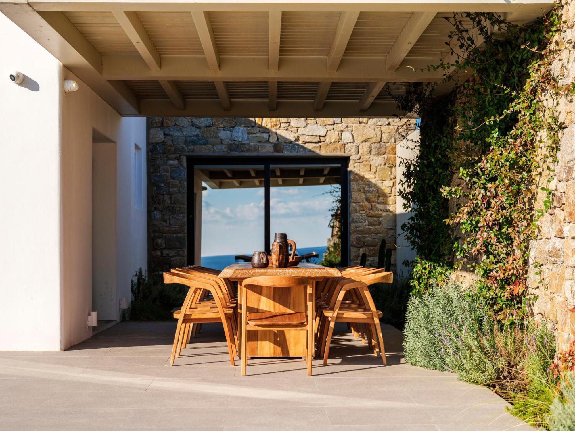 Blue Eye Grand Villa Mykonos Калафатис Екстериор снимка