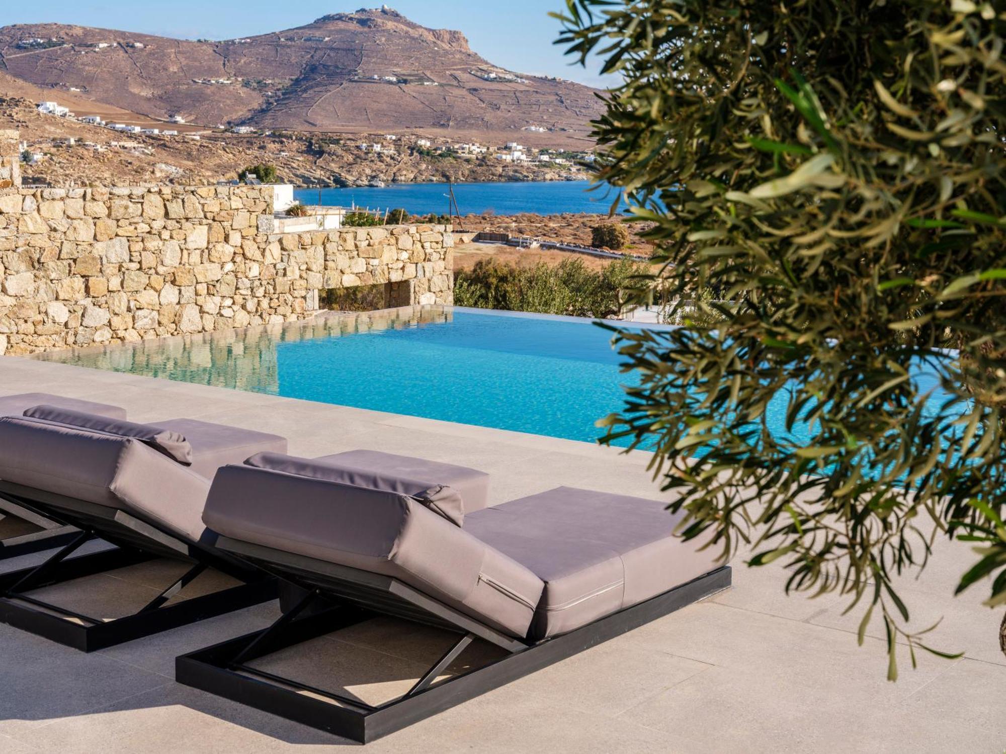 Blue Eye Grand Villa Mykonos Калафатис Екстериор снимка