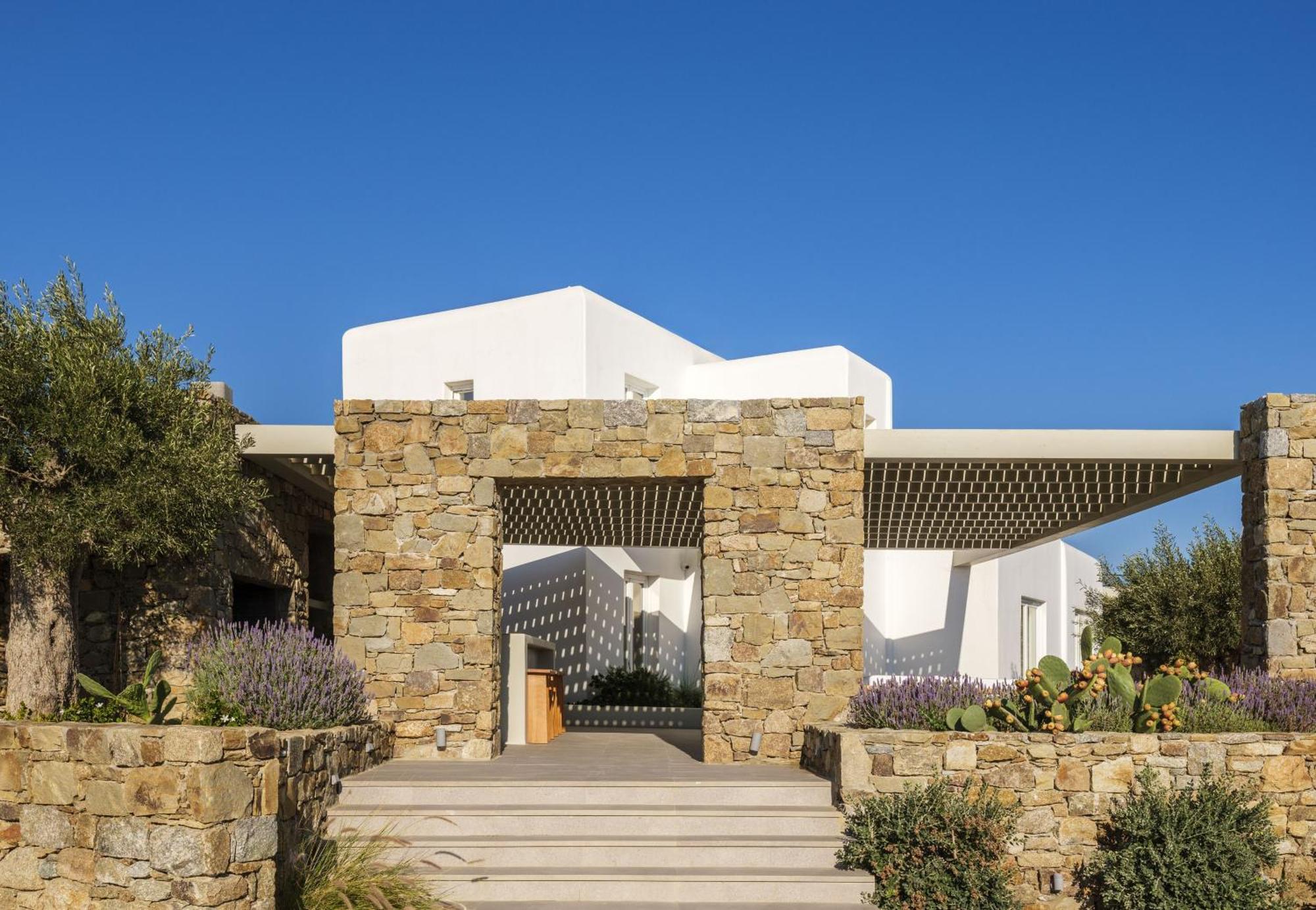Blue Eye Grand Villa Mykonos Калафатис Екстериор снимка